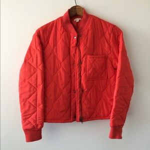 Quilted Bomber Jacket